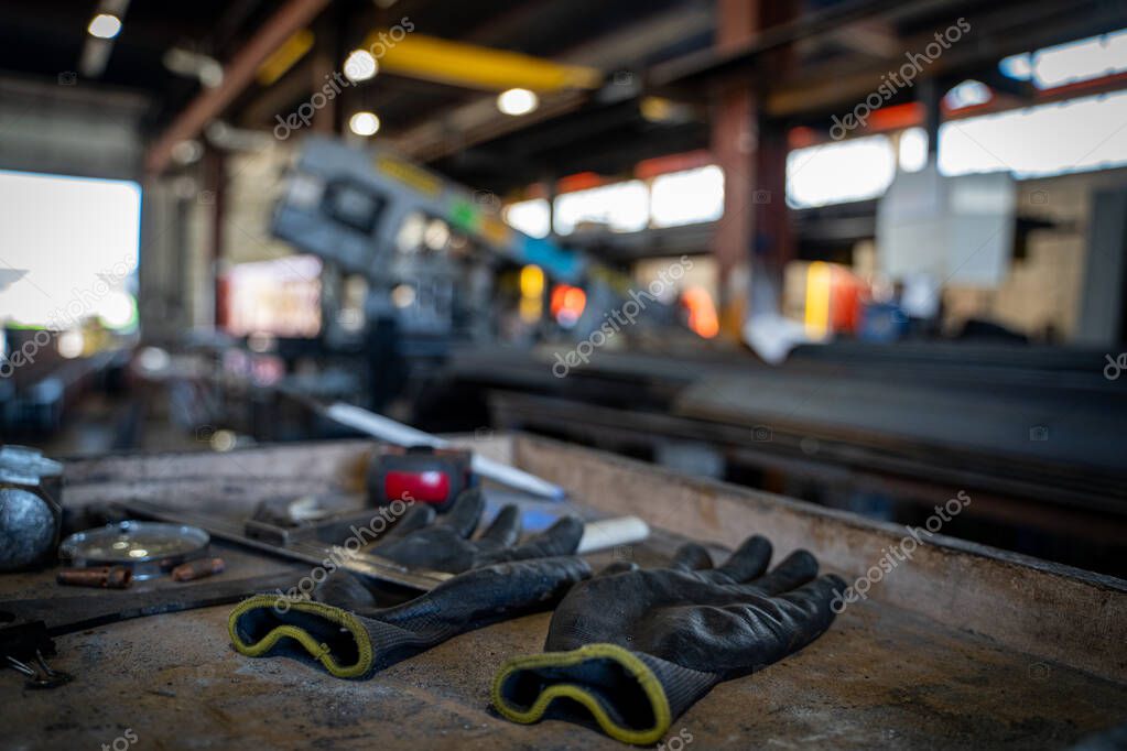 Close-up of quality craftsmanship with tools