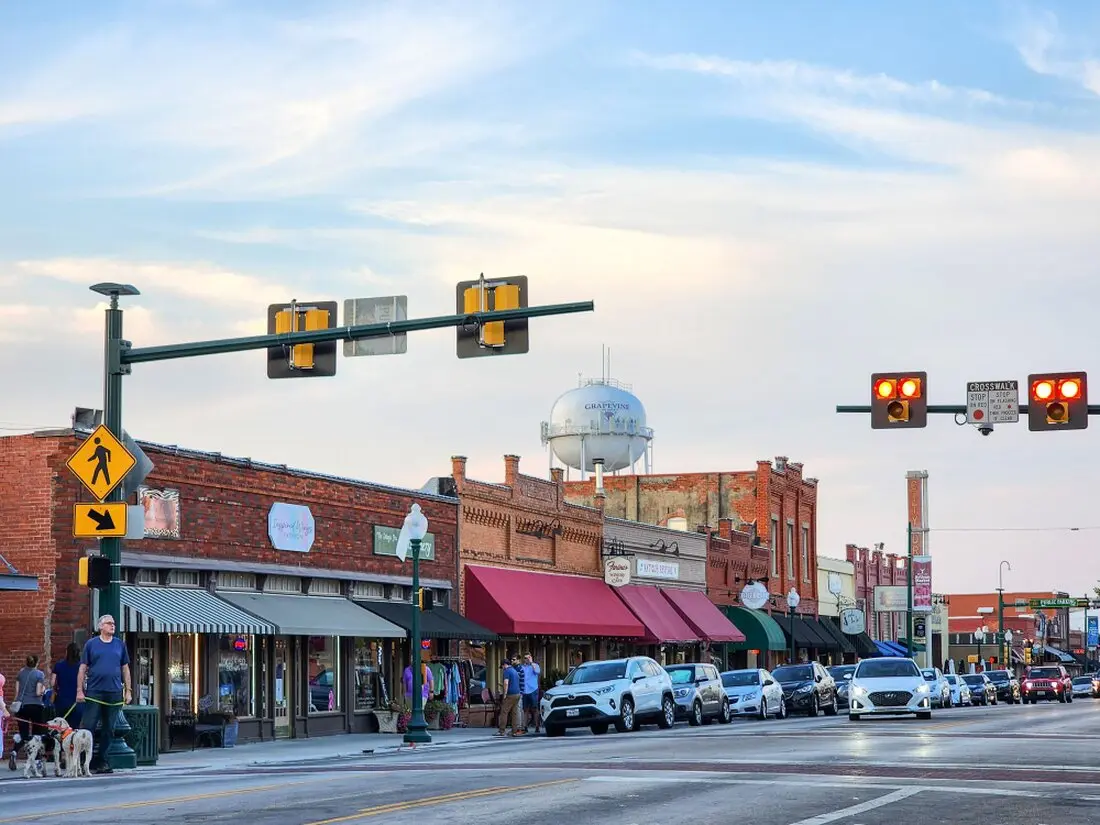 Grapevine Main Street area